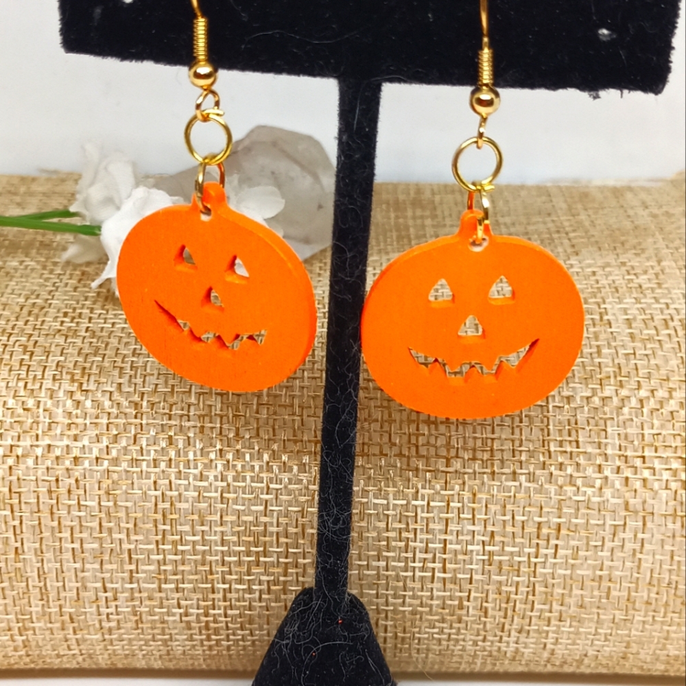 Pumpkin earrings